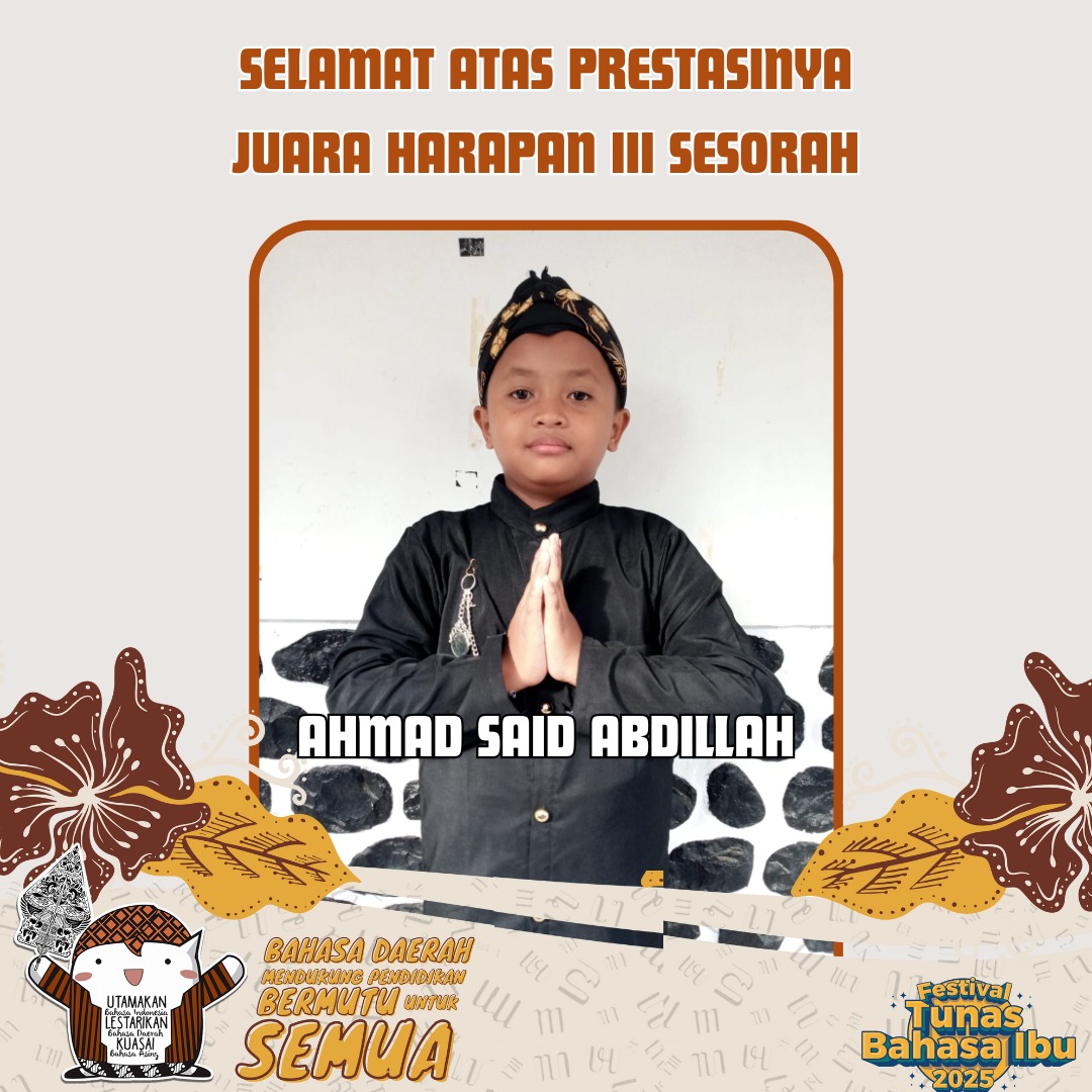 Juara Harapan III FTBI Sesorah